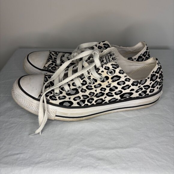 CONVERSE All Star Animal Print Low Top Womens 9 Mens 7 Lace Up - Picture 3 of 8